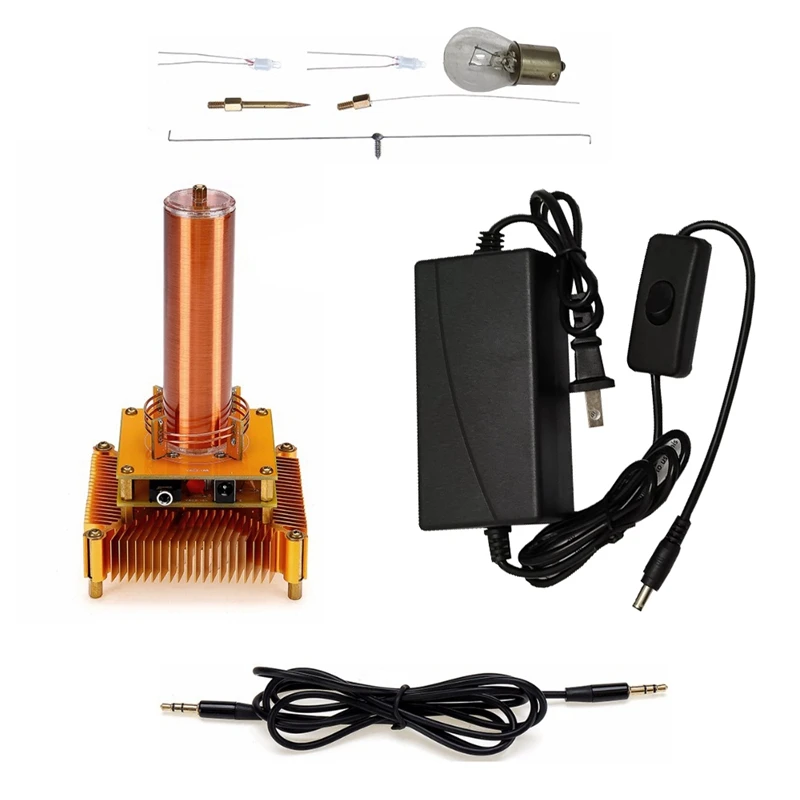 Музыкальная катушка Тесла без акриловой основы дуговой плазменный