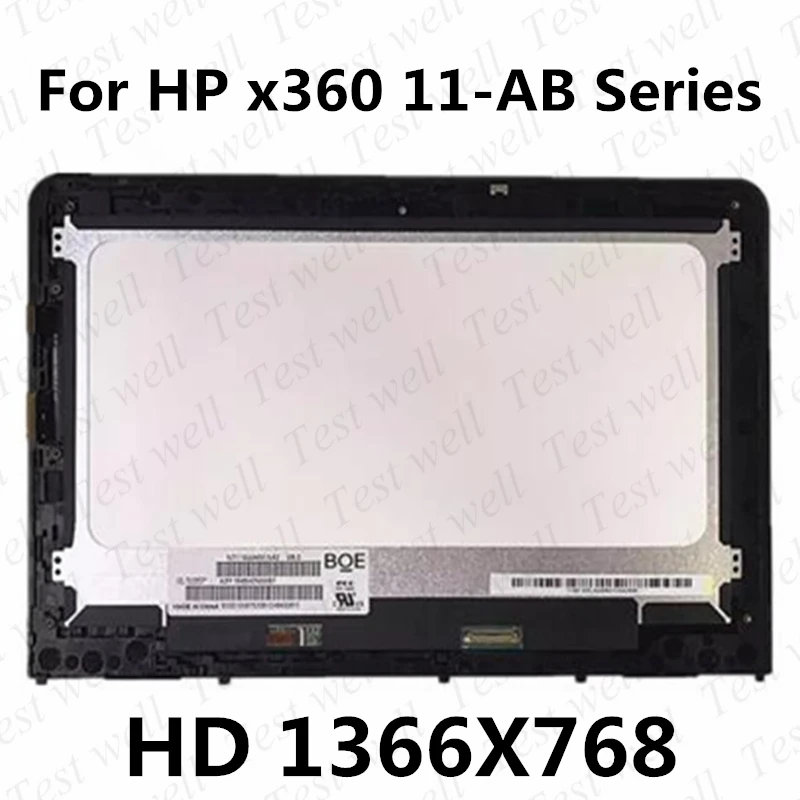 Сенсорный ЖК-экран в сборе для HP x360 11-ab Series 11-ab012nl 11-ab012tu 11-ab013nf 11-ab013tu 11-ab015nl 11-ab016tu