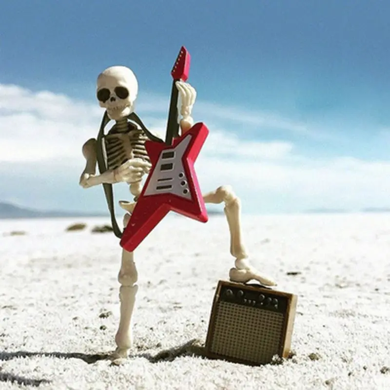 Новый Подвижный Mr.Skeleton аксессуары кукла человеческая модель череп фигурка