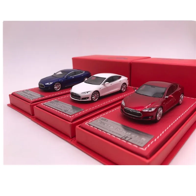 vip models 1:64 Tesla model Resin car model collection gift