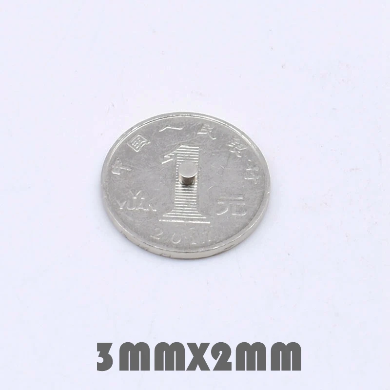 500/1000pcs 3*2 мм супер мощный профессиональный Неодимовый магнитиков диаметром 3x2 мм N35 редкоземельный магнит для поделок холодильник