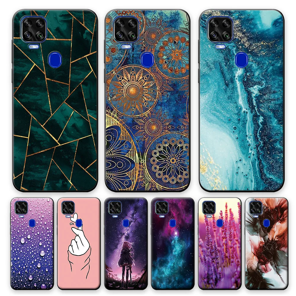 

Чехол-накладка для ZTE Blade V2020, силикон, ТПУ, чехол для телефона ZTE, в стиле ретро