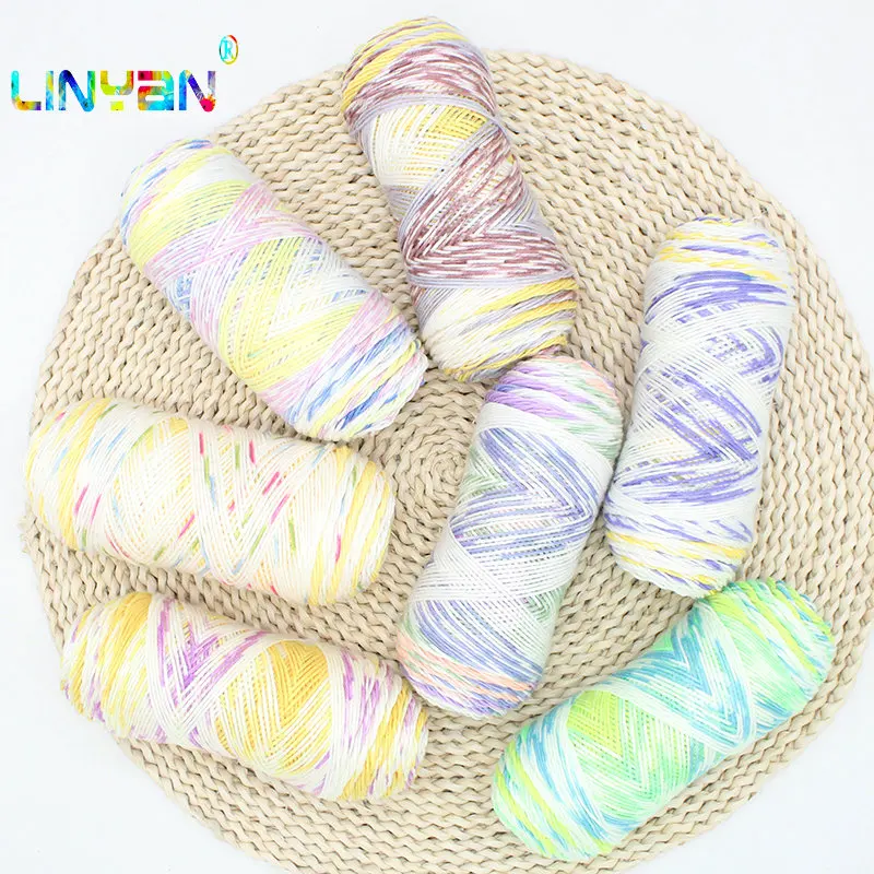 Оптовая продажа! 5 шт. * 100 г Детские вязальные спицы пряжа для вязания нить мягкая