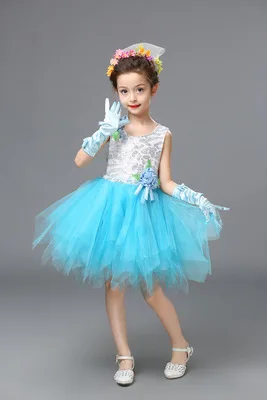 Детские платья для девушек латинских танцев тренировочное современное платье