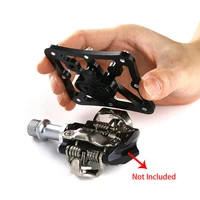 1pair bicycle pedal platform cleats pedal adapter for spd shimano looke mtb road bike clipless pedal cycling accessories