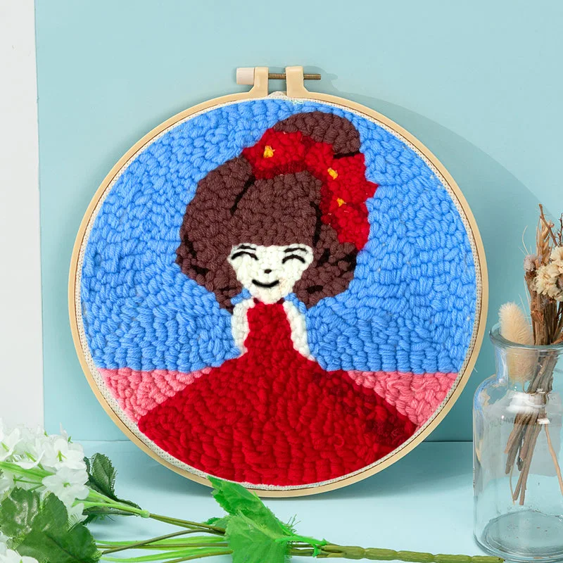 

Punch Needle Pen Magic Embroidery cross stitch kits embroidery needlework sets fabric DIY Crafts Sewing Accessories tools frame