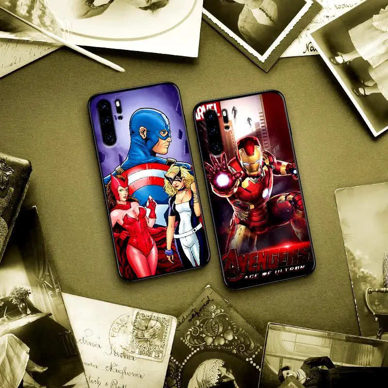 Чехол для мобильного телефона Капитан Америка Марвел huawei honor 7C 5.99IN 7X 8X 8C NOTE 10 VIEW 20 8