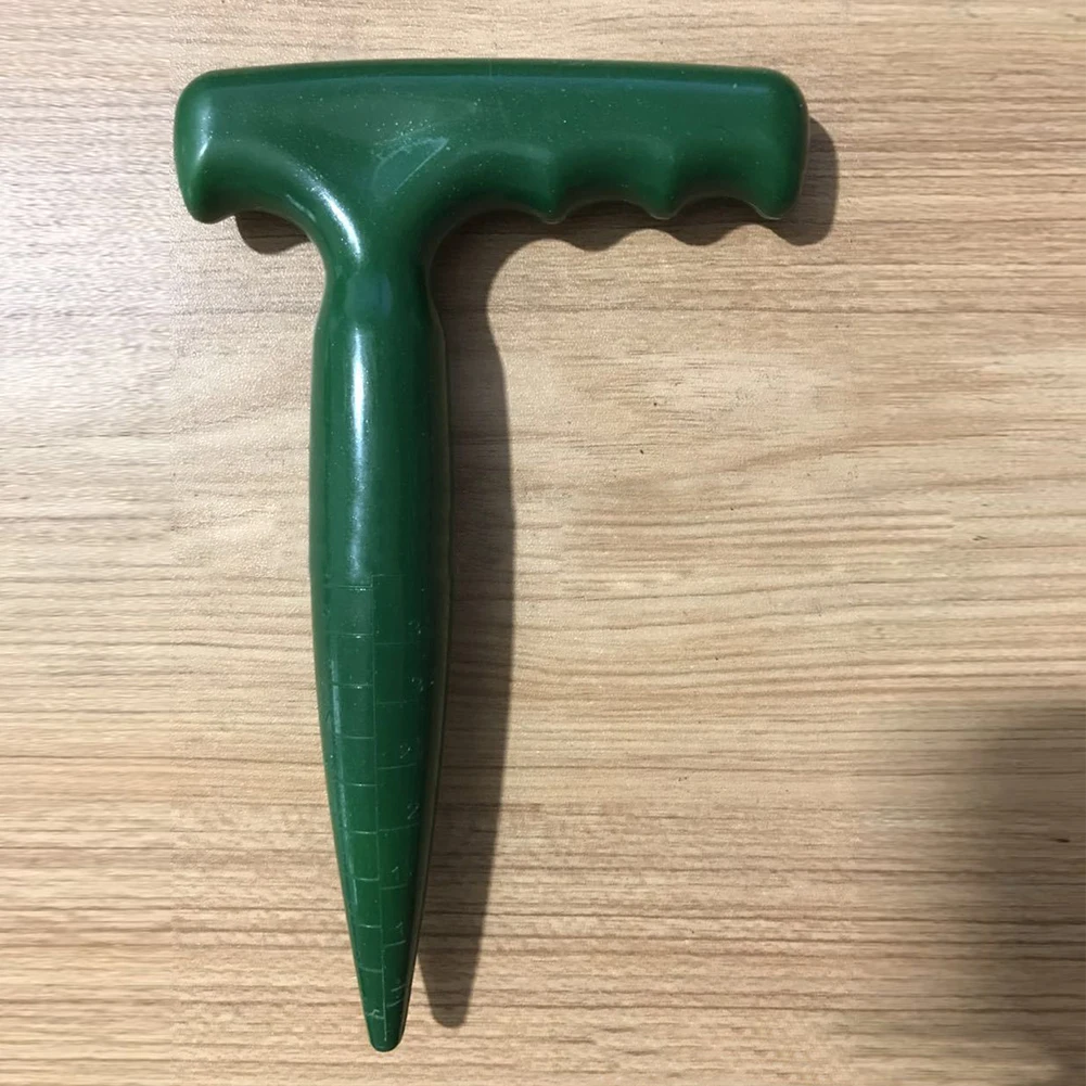 

Plastic Practical Solid Portable Planting Tools Durable Home Garden Seedling Transplanting Grip Widger Dibber Green