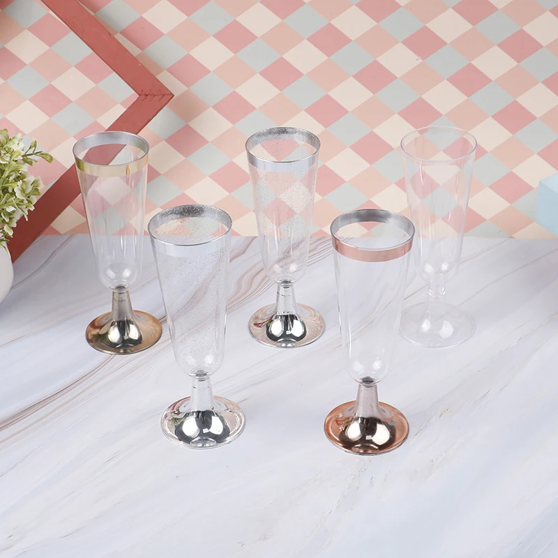 Одноразовые бокалы для красного вина 6 шт./компл. пластиковые шампанского