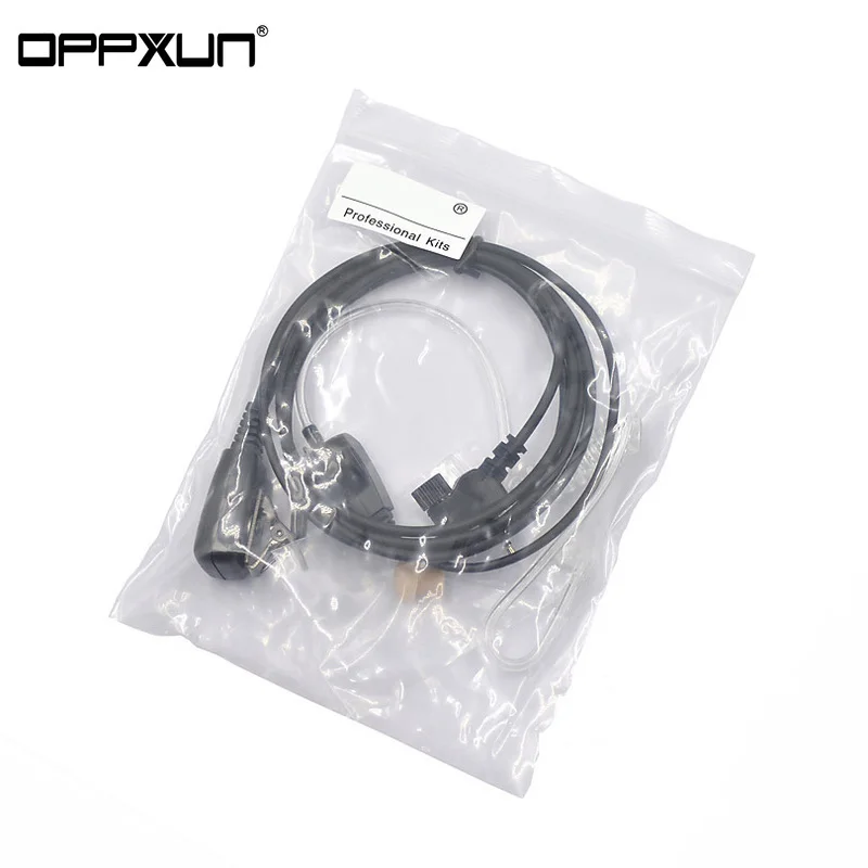 

OPPXUN 2pcs for Motorola radio Tetra MTH600 MTH800 MTP850 MTH850 MTH650 Portable Walkie-talkie safety headset PTT accessories