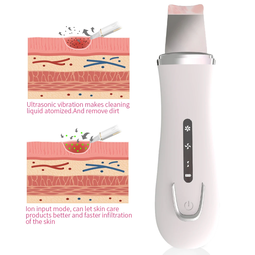 ультразвуковая чистка лица Ультразвуковой скруббер для gezaton очистки щетка