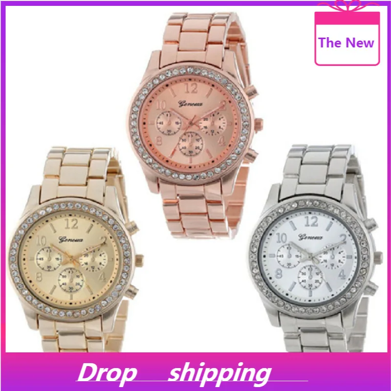 

Montres numériques deluxe pour femmes et hommes, montre-Bracelet à maillons en acier inoxydable, horloge électronique d'affaires