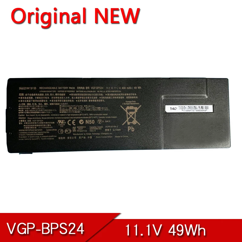 

VGP-BPL24 Original VGP-BPS24 Laptop Battery For SONY VAIO SVS13 SVS1311 SVS15 SVS1511 VPCSA VPCSB VPCSC VPCSD VPCSE 11.1V 49Wh