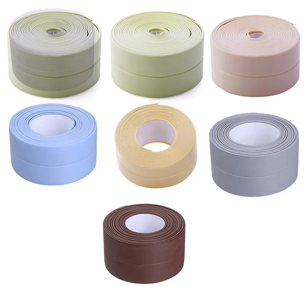 

Self-adhesive tape kitchen sink waterproof strong mold transparent bath tub toilet Gap Strip pool water seal