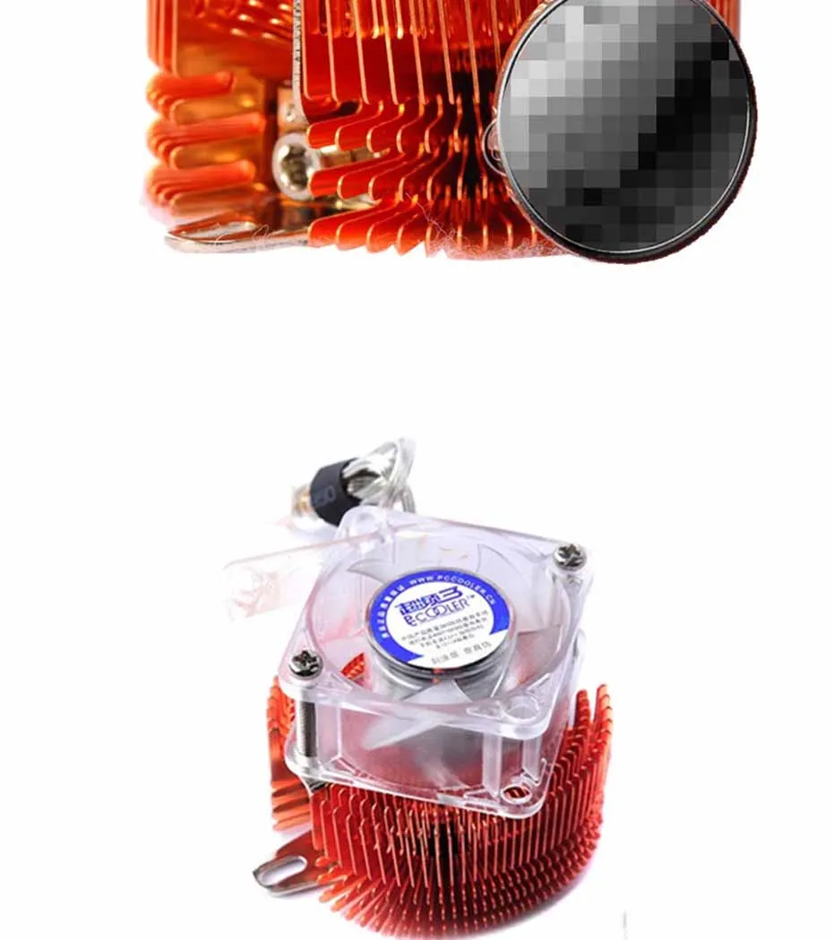 Pccooler NB-400CU нортмост и Саут мост чистый Купер Кулер 4 см бесшумный вентилятор материнская плата Охлаждающий радиатор