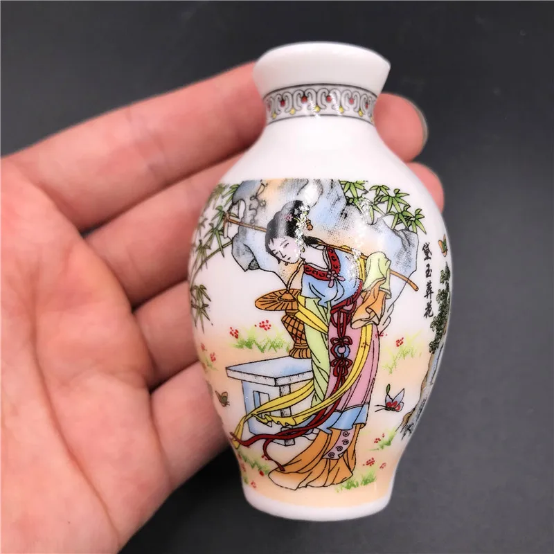 Магнит на холодильник в китайском стиле сувенир 3d керамическая ваза наклейки 12