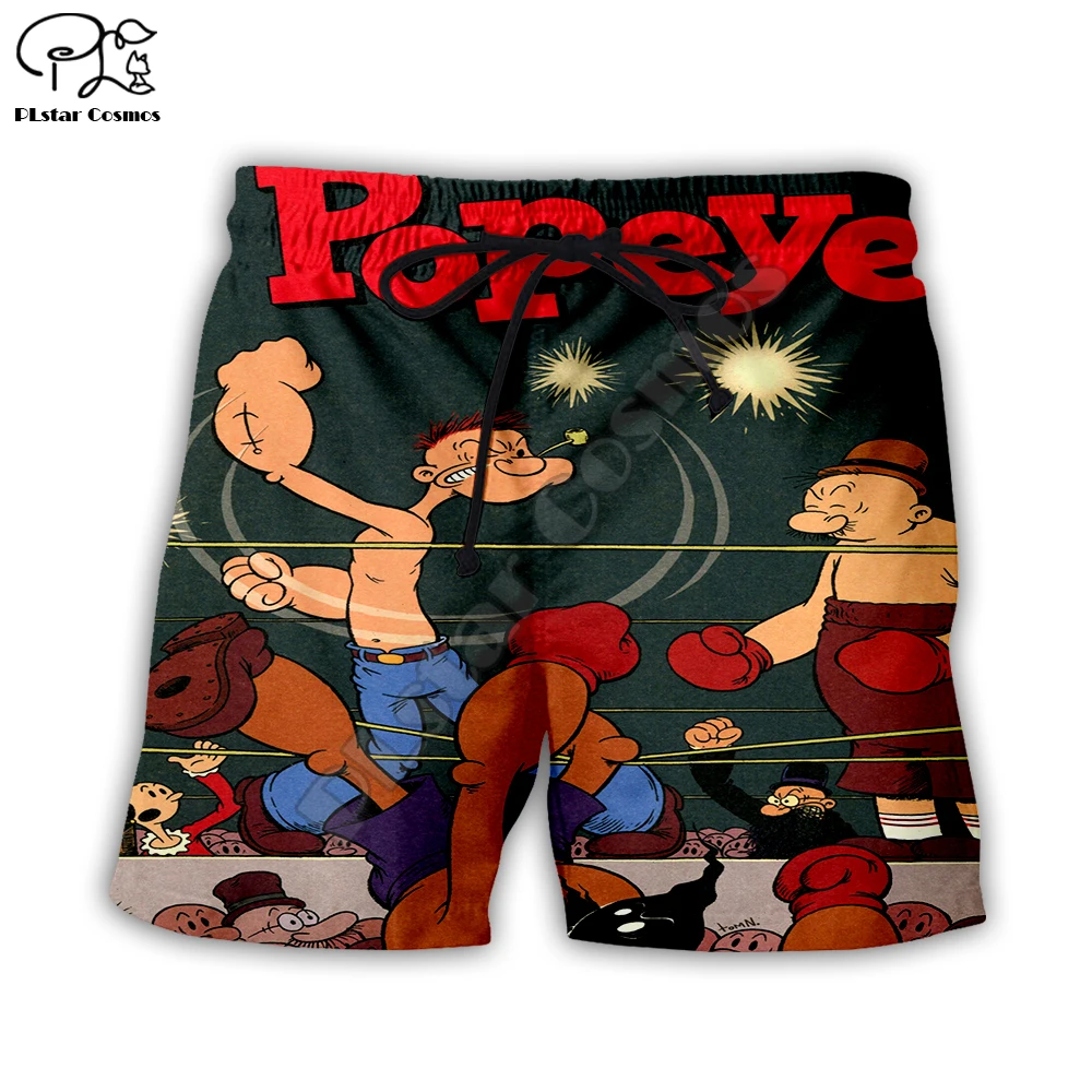 PLstar Cosmos 3DPrint летний мультяшный Popeye Сейлор шпинат шорты новое поступление смешной