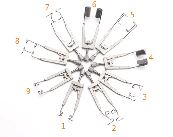 Открывалка для глаз с двойными веками из нержавеющей стали офтальмологические