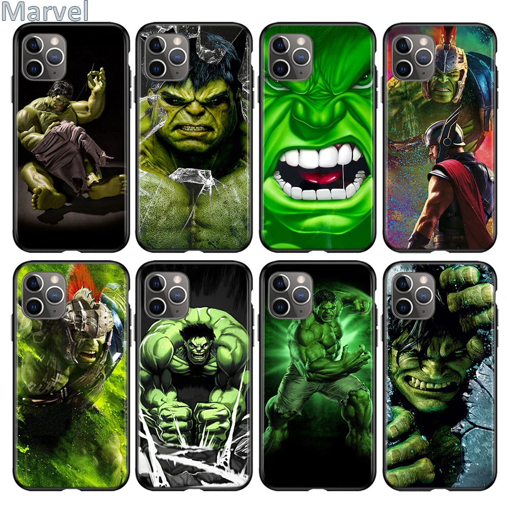 Marvel Hulk Avengers Silicone Cover For Apple IPhone 12 Mini 11 Pro XS MAX XR X 8 7 6S 6 Plus 5S SE Phone Case