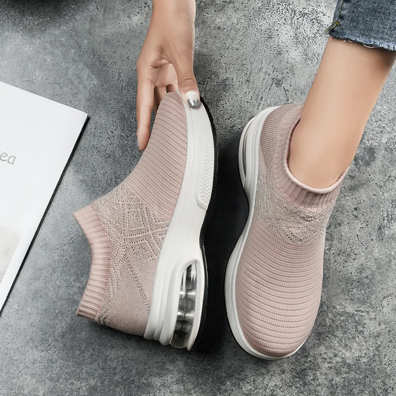 Женские теннисные туфли сезон весна 2022 дешевая дышащая сетчатая Нескользящая