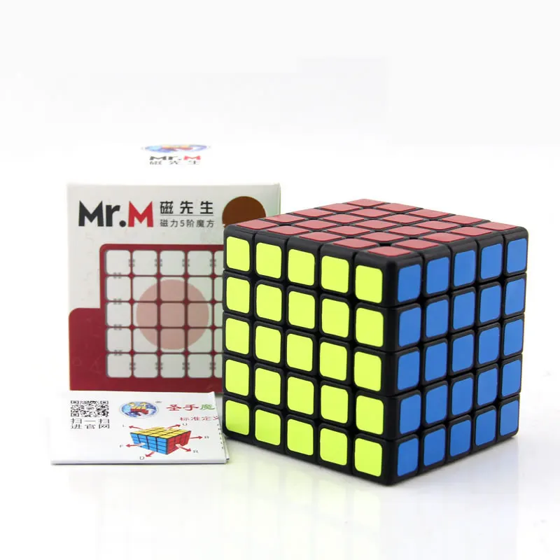 Оригинальный Высокое качество ShengShou Mr.M 5x5x5 Магнитный магический куб SengSo 5x 5