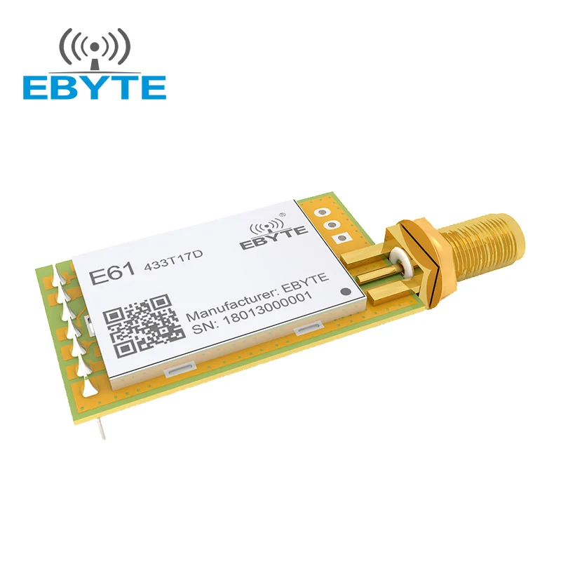433mhz Wireless Rf Module High-speed Wireless Transceiver 1Km Distance EBYTE E61-433T17D 50mW SMA Antenna UART Module