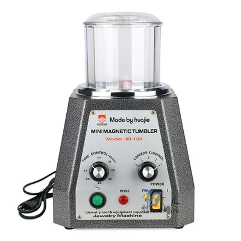 

Rotary Magnetic Polishing Machine Remove Metal Jewelry Burrs Clean metal surface Jewelry Polisher Tumbler Jewelry.