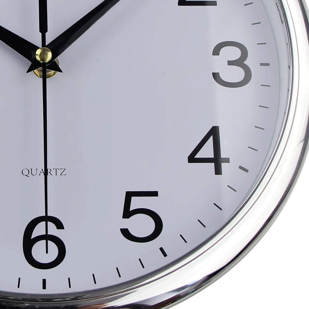 Классические винтажные круглые Настенные часы современные пластиковые