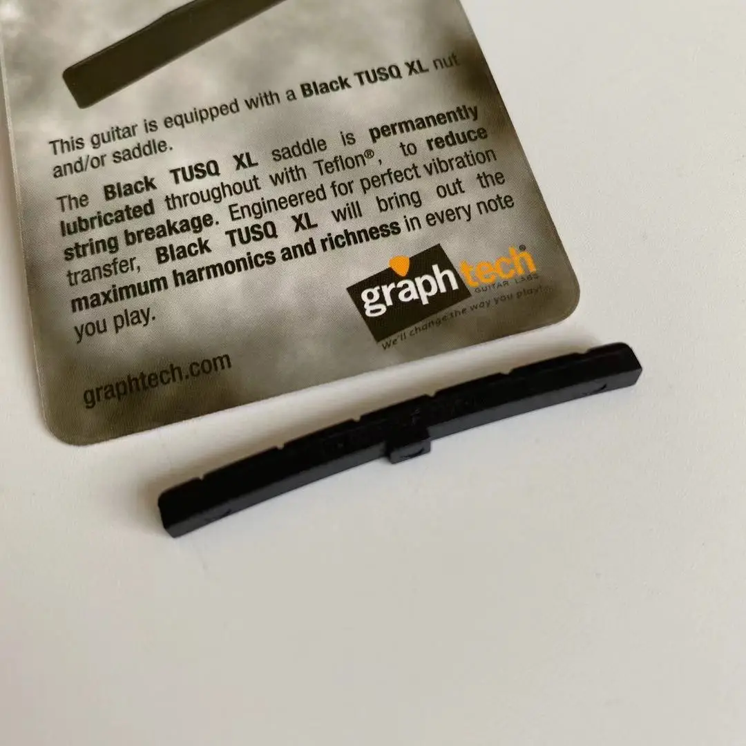 graph tech gitarre mutter schwarz tusq xl 5000 00 flachen boden für sttele elektrische gitarre teile made in kanada free global shipping