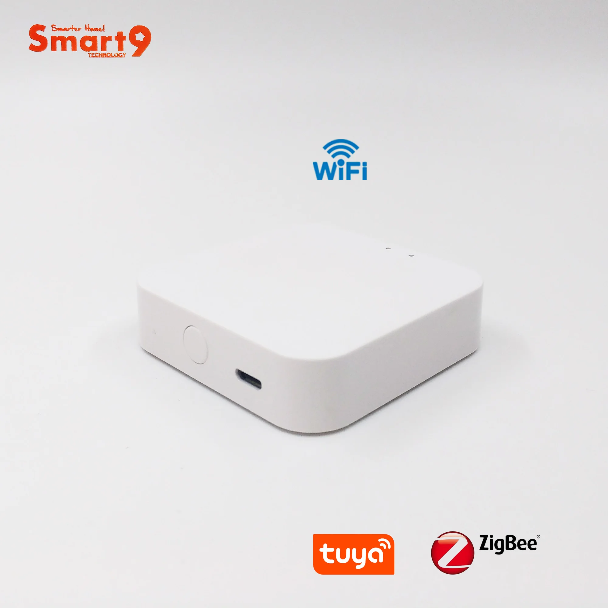 Smart9 Mini ZigBee Hub Wifi версия, центр управления умным домом работает с приложением Smart Life, работает от TuYa