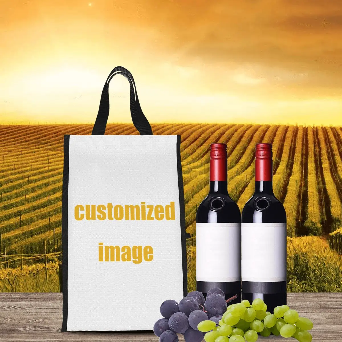 WHEREISART Customized Printed Design New Fresh Lunch Bags For Women Kids Food Cooler Box Insulation Portable Tote Bag | Багаж и сумки