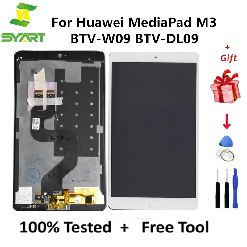 

ЖК-экран для Huawei MediaPad M3 BTV-W09 BTV-DL09 8,4 "сенсорный экран стекло + ЖК-дисплей сенсорный экран дигитайзер сборка Дисплей