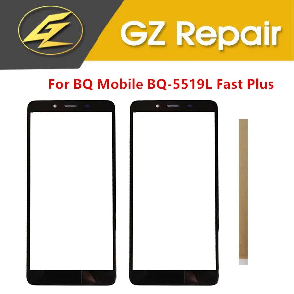 

5.5 Inch For BQ Mobile BQ-5519L Fast Plus BQ 5519L BQS 5519L BQS-5519L Touch Screen Glass panel Digitizer Black Color With Tape