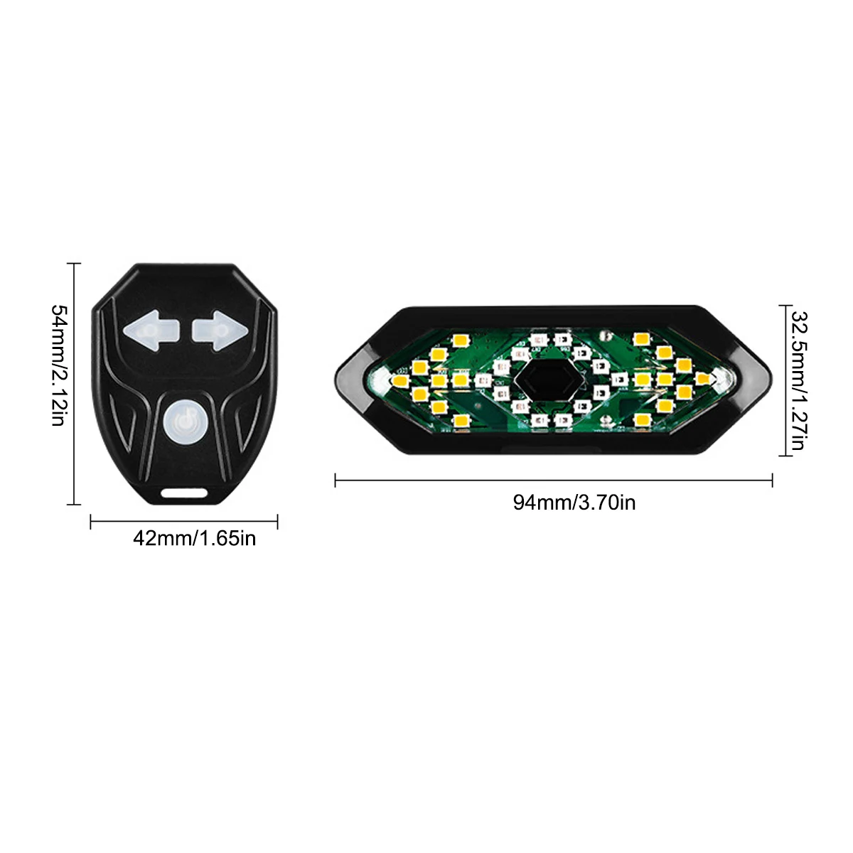 

USB charging Wireless Remote Bike Turning Signal Cycling Taillight Bicycle Bike Indicator LED Rear Tail Warning LED Light