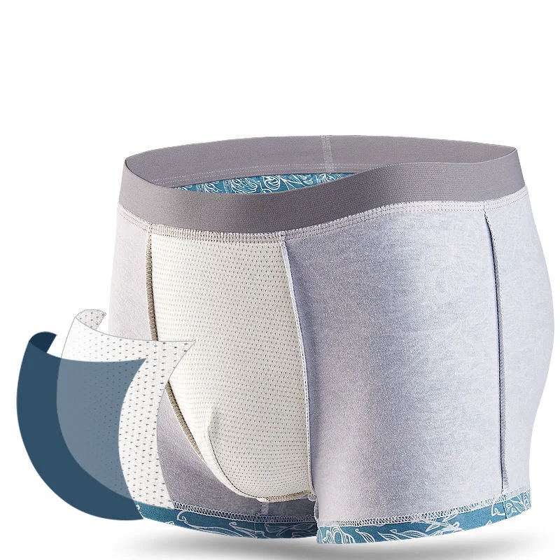 4PCS Men Underwear Boxers Brand Men Boxer Shorts Cotton Sexy Cueca Boxer Panties Mae Breathabe Comfortabe Printed Underpants