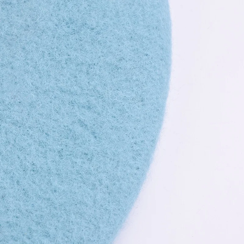 Женские зимние теплые шерстяные береты более красочные головные уборы