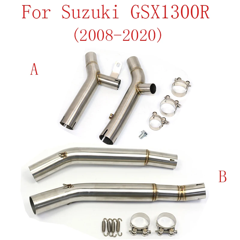 Подходит для Suzuki GSX1300R Hayabusa 2008-2020 выхлопная труба мотокросса средней тяги