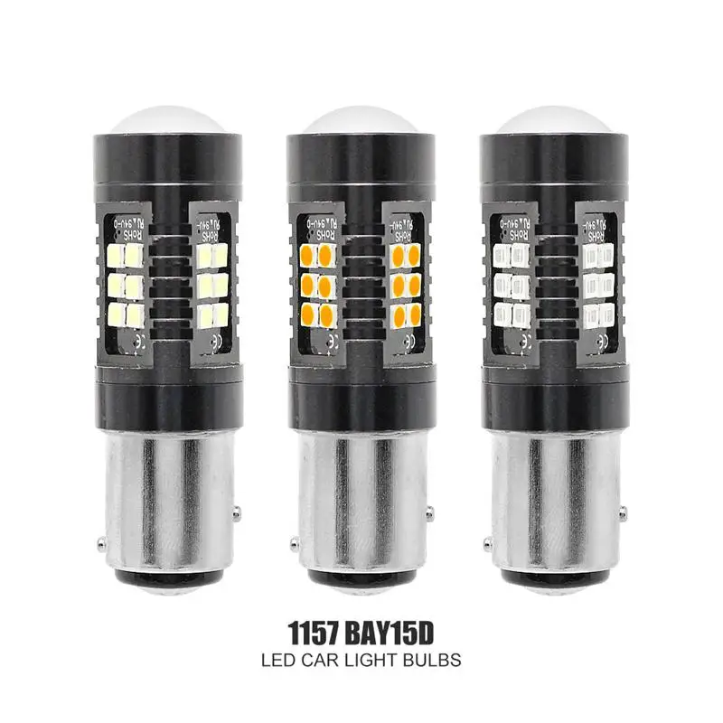 1157 - 3030SMD 1 шт. P21W 1156 BA15S 1157 BAY15D CANBUS светодиодный автомобильный светильник 3030 SMD Автомобильная резервная лампа заднего хода стоп-сигнал DRL противотуманная фара - Испускаемый цвет: 1157 - 3030SMD