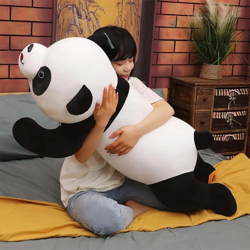 

Cute Panda Bear Plush Stuffed Animal Doll Sleeping Soft Pillow Toy Cartoon Gifts