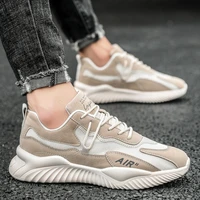 2021 new mens shoes summer breathable sports casual mens shoes korean version of the trend wild white shoes old net shoes