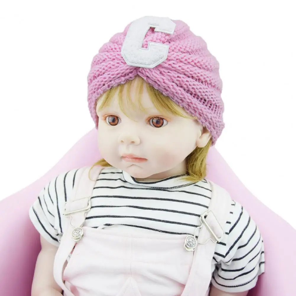 

Beanie Hat Eye-catching Woolen Yarn Breathable Girl Boy Beanies Baby Hat Decor Baby Hat for School