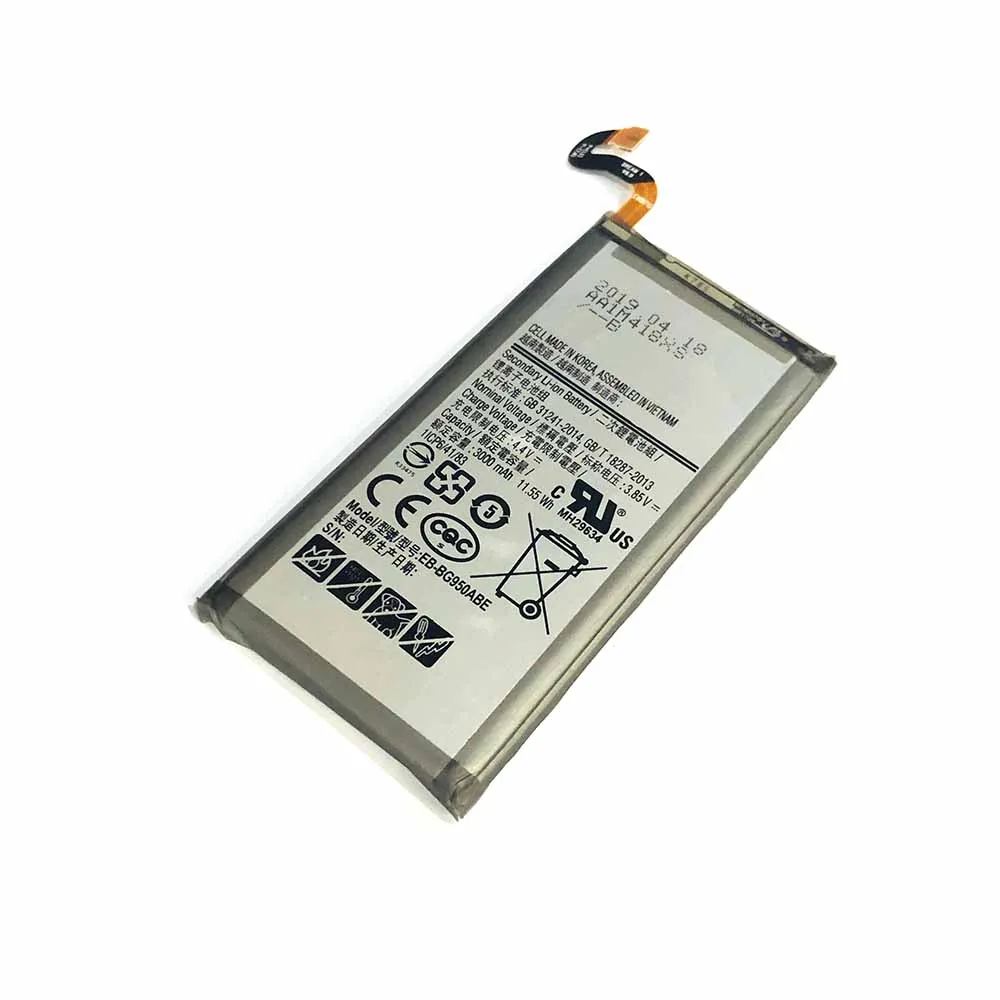 Хорошее качество Настоящее EB-BG950ABE Батарея для Samsung Galaxy S8 SM-G9508 G9508 G9500 G950U G950F 3000 мА-ч