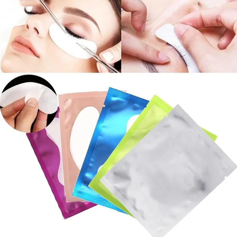 

10 Pairs Eyelash Extension Paper Patches Lint Hydrating Lash Extension Pillow Sticker Under Eye Pads Eyelash Makeup Tools