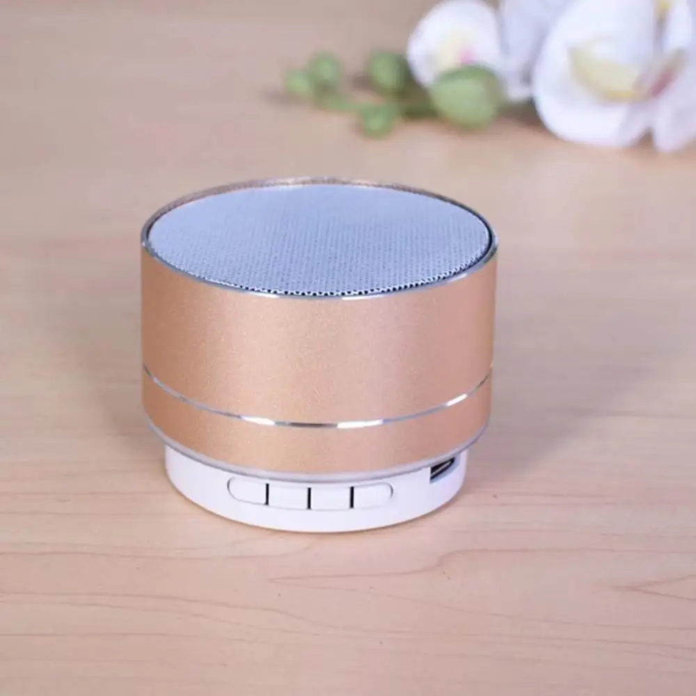 A10 беспроводной Bluetooth динамик металлический мини портативный с Play AUX Mic subwof FM Звук