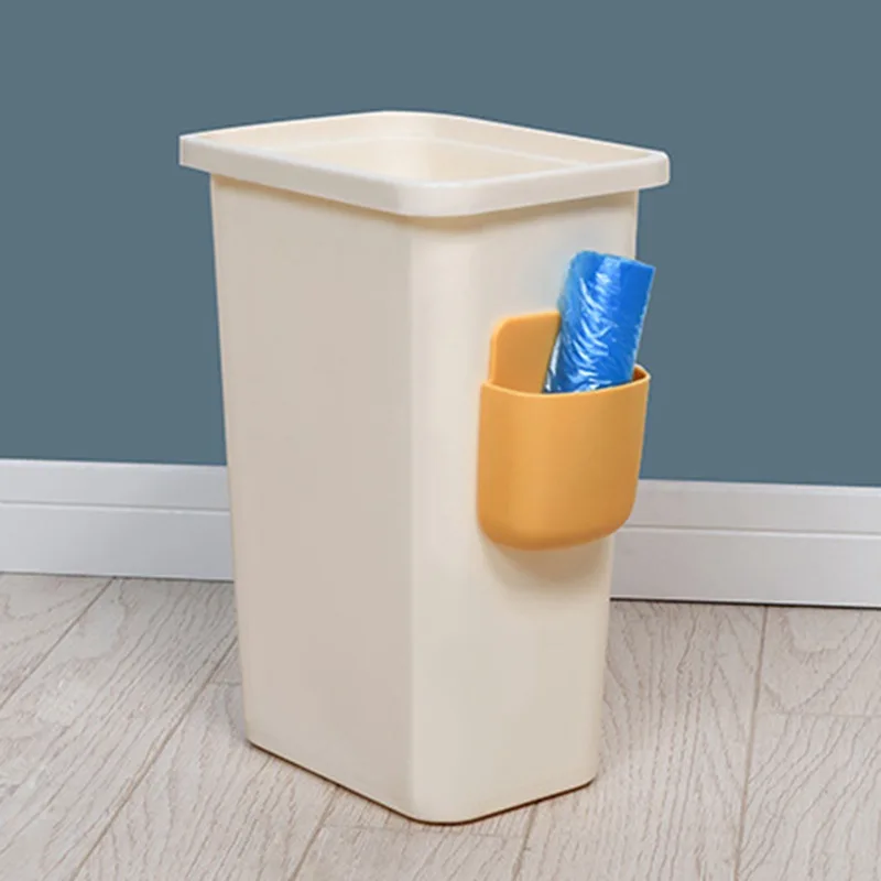 

Punch-Free Wall-Mounted Paste Storage Rack Mobile Phone Bedside Organizer Debris With Wire Hole Portable Storage Tool