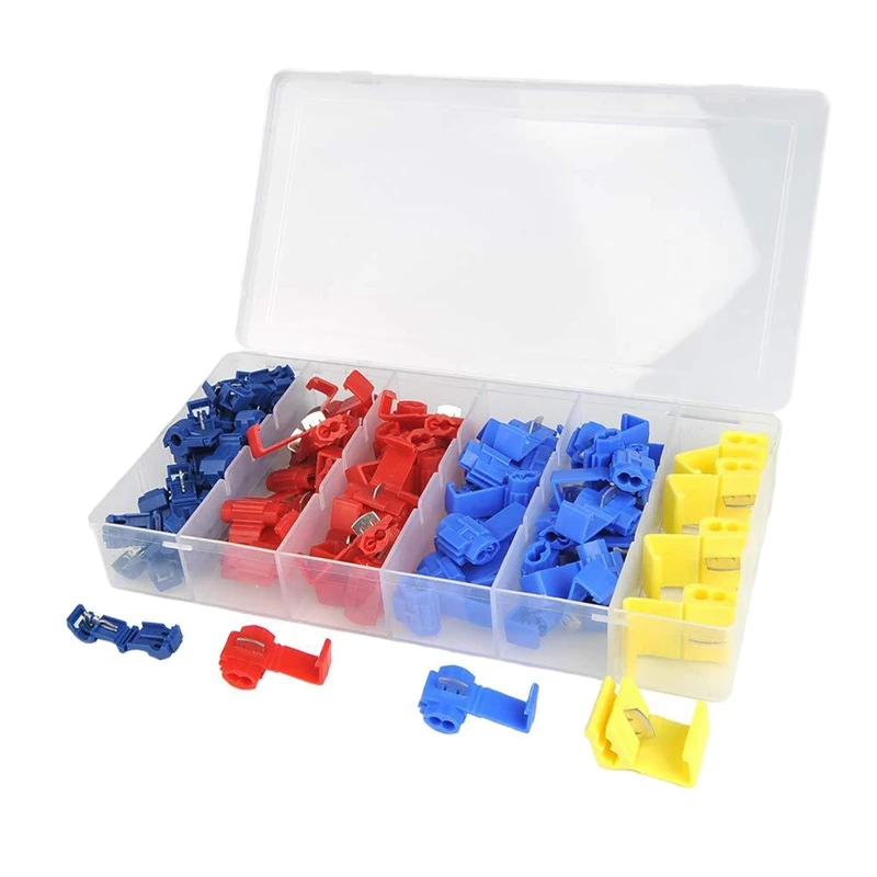 

65 шт провода линии разъем концевого фитинга Быстрый Зажим соединения обжимной разъем для проводов