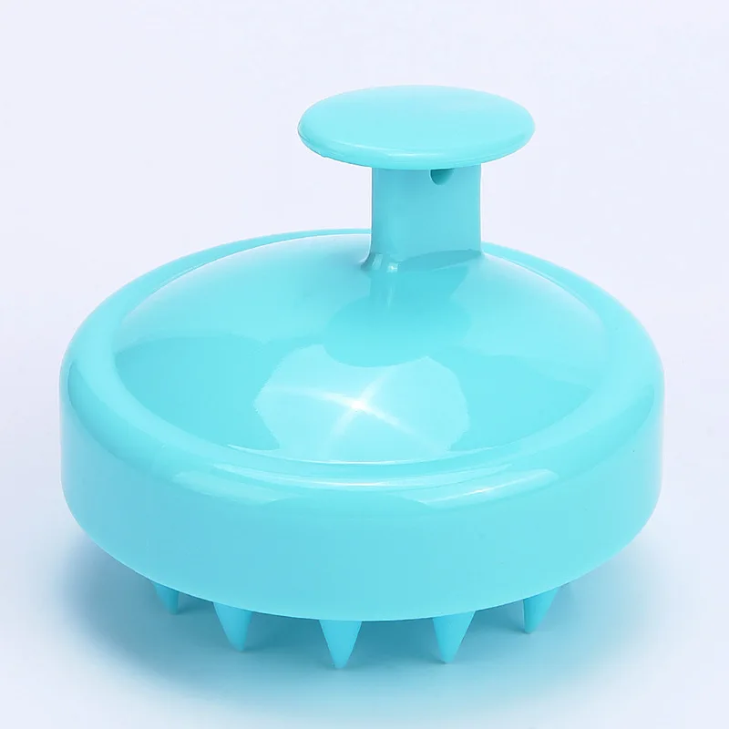 Ручной силиконовый шампунь для кожи головы Массажная щетка мытья волос расческа