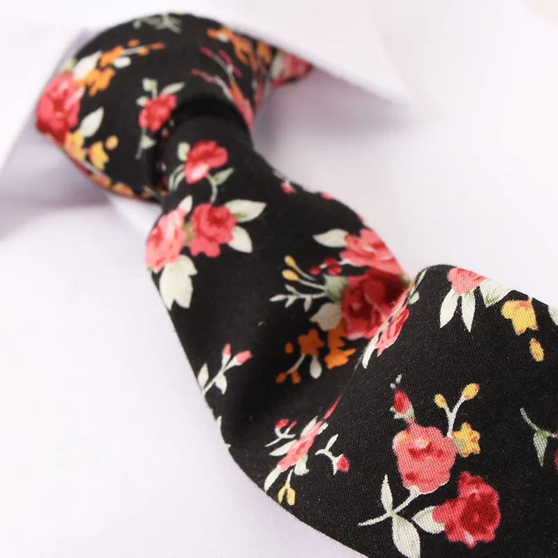 

2020 6cm Necktie Men's Floral Neck Ties for Man Narrow Leisure Banquet Gift Tuxedo Neck Tie Accessory Custom LOGO