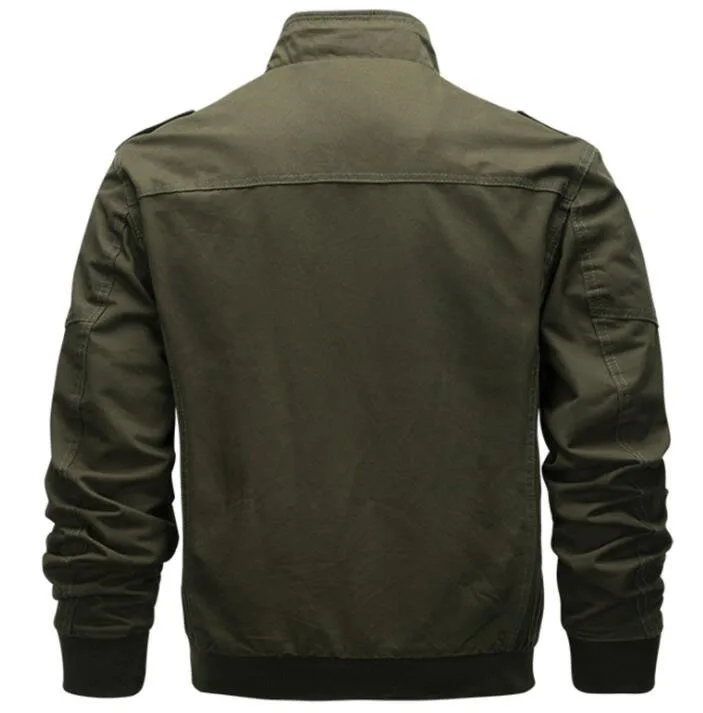 Куртка мужская мотоциклетная ветрозащитная винтажная верхняя одежда в стиле