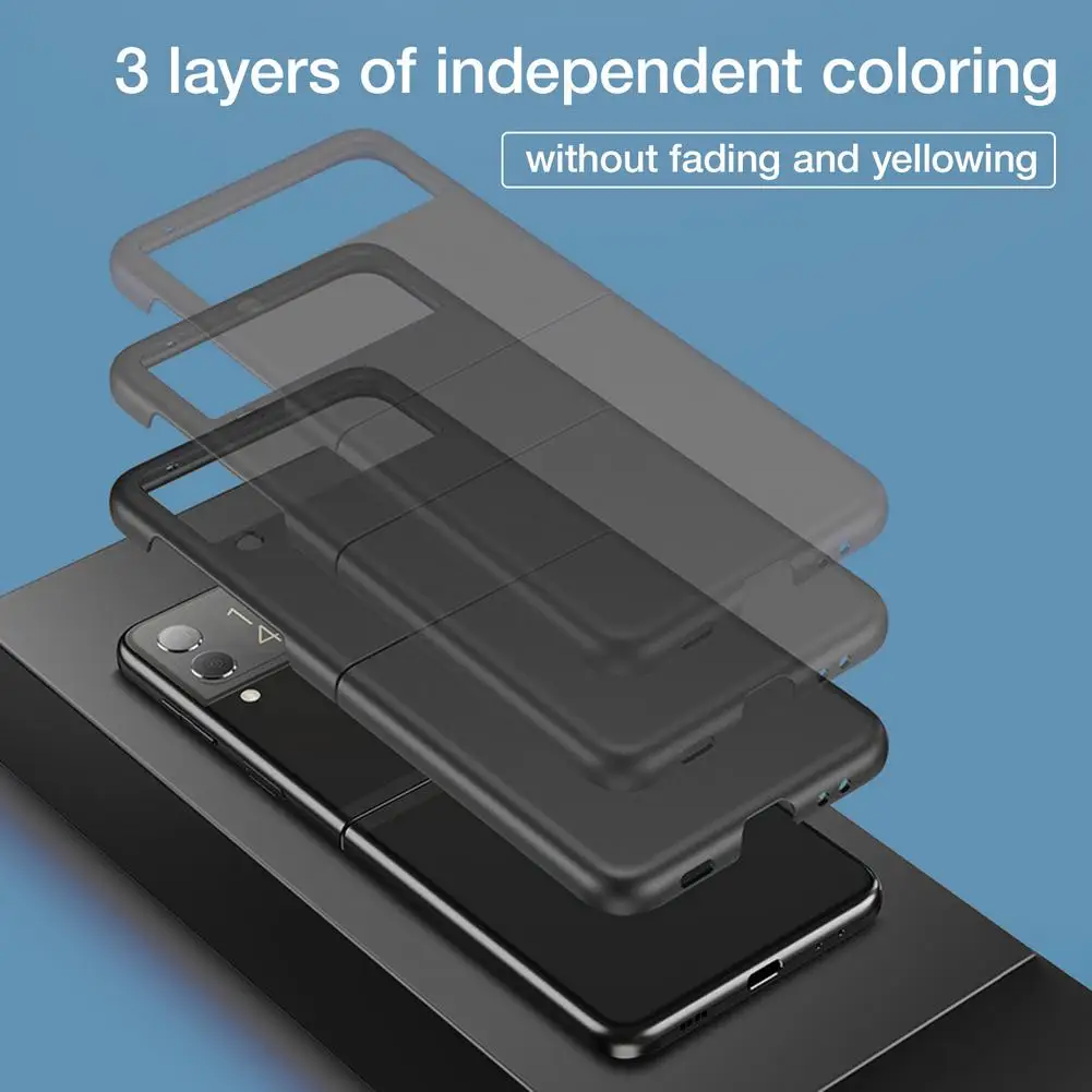Soft Silicon TPU/PC Celular Case for Samsung Galaxy Z Flip 3 Fundas Capa Shockproof Crystal case Shell Back Cover for Z Plip 3
